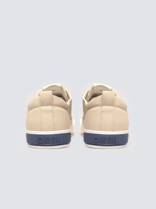 sneakersy męskie niskie beżowe tt174293 801