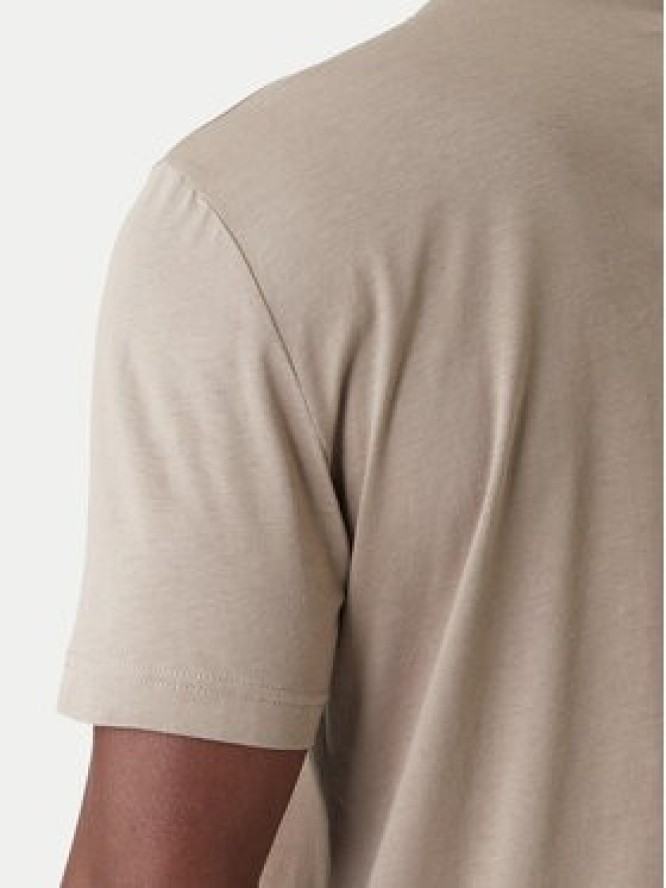 EA7 Emporio Armani T-Shirt 7M001307 AF10375 U6167 Beżowy Regular Fit