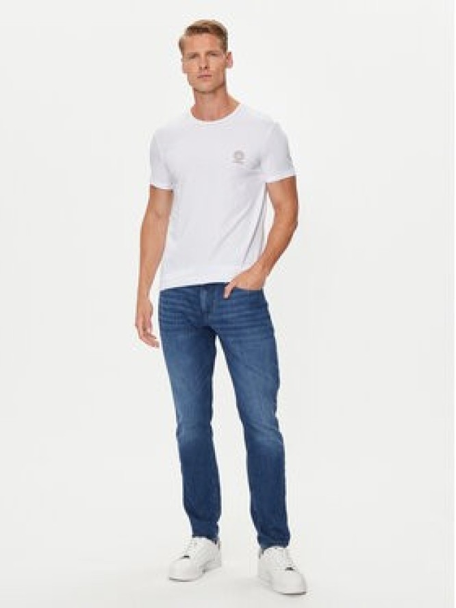 Versace Komplet 2 t-shirtów AU10193 1A10011 Biały Slim Fit