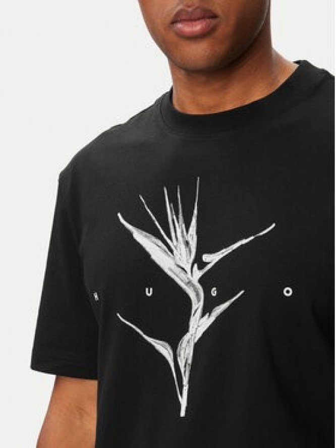 HUGO T-Shirt Darise 50563436 Czarny Relaxed Fit