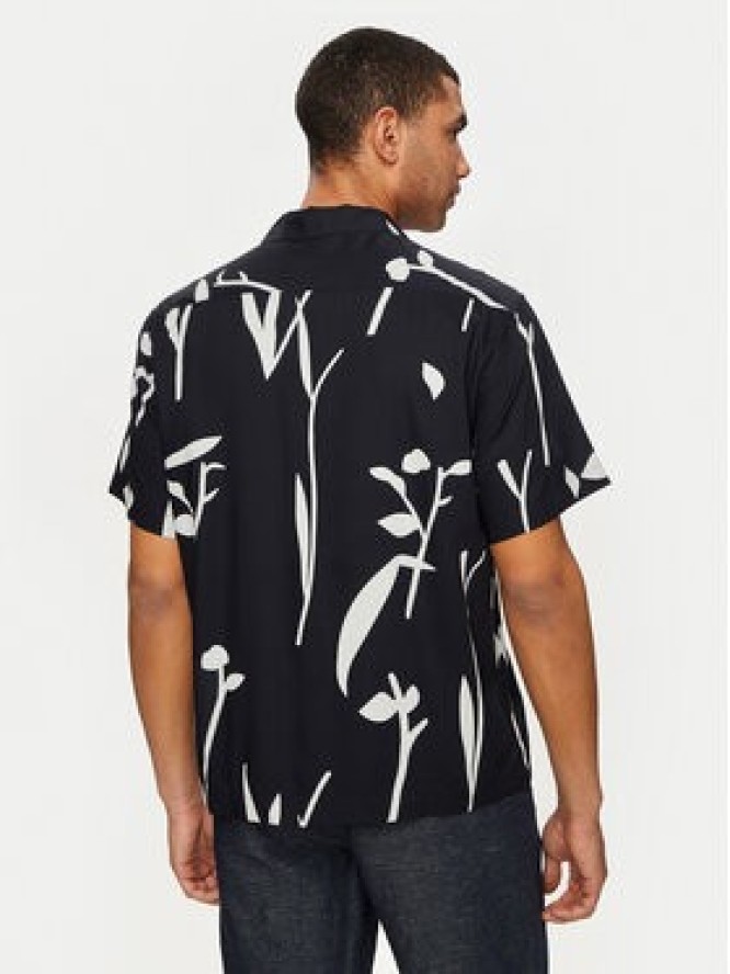 Selected Homme Koszula Slhrelax-Rajesh 16091066 Granatowy Relaxed Fit