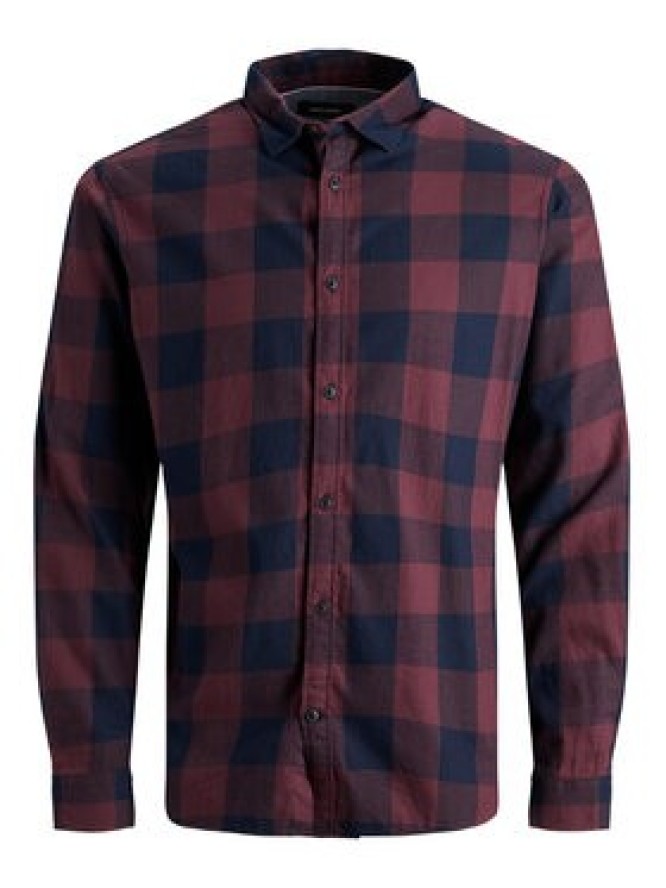 Jack & Jones Koszula 12181602 Granatowy Slim Fit