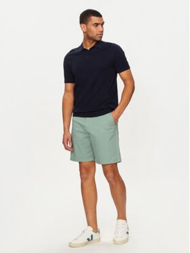 Selected Homme Szorty materiałowe Bill 16092256 Zielony Regular Fit