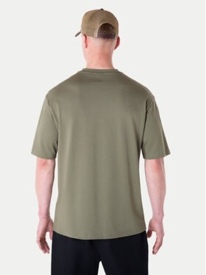 New Era T-Shirt Football Graphic 60596409 Zielony Regular Fit