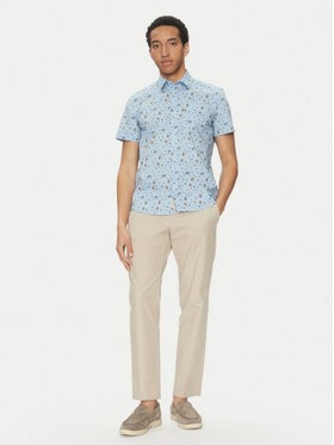 Blend Koszula 20718102 Niebieski Regular Fit