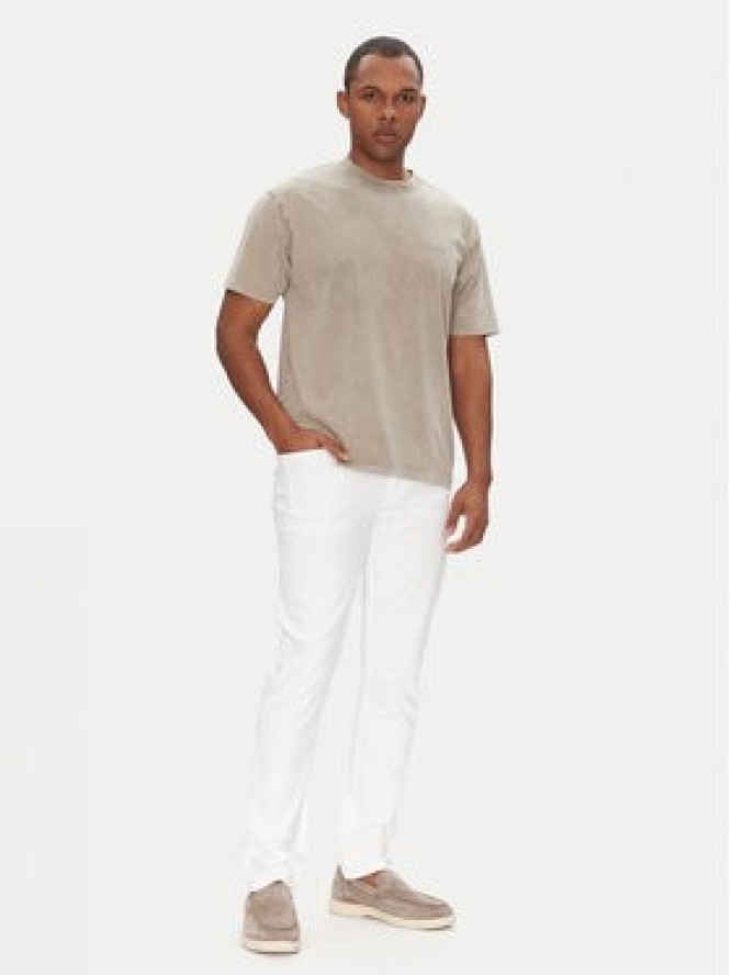 BOSS Jeansy Delaware Bo 50537832 Biały Slim Fit