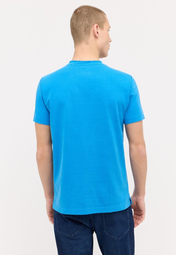 MĘSKA KOSZULKA MUSTANG Austin T-shirt French Blue 1015081 5177