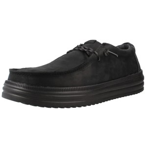 Buty HEY DUDE HD45847 REV TUMBLED LEATHER Czarny