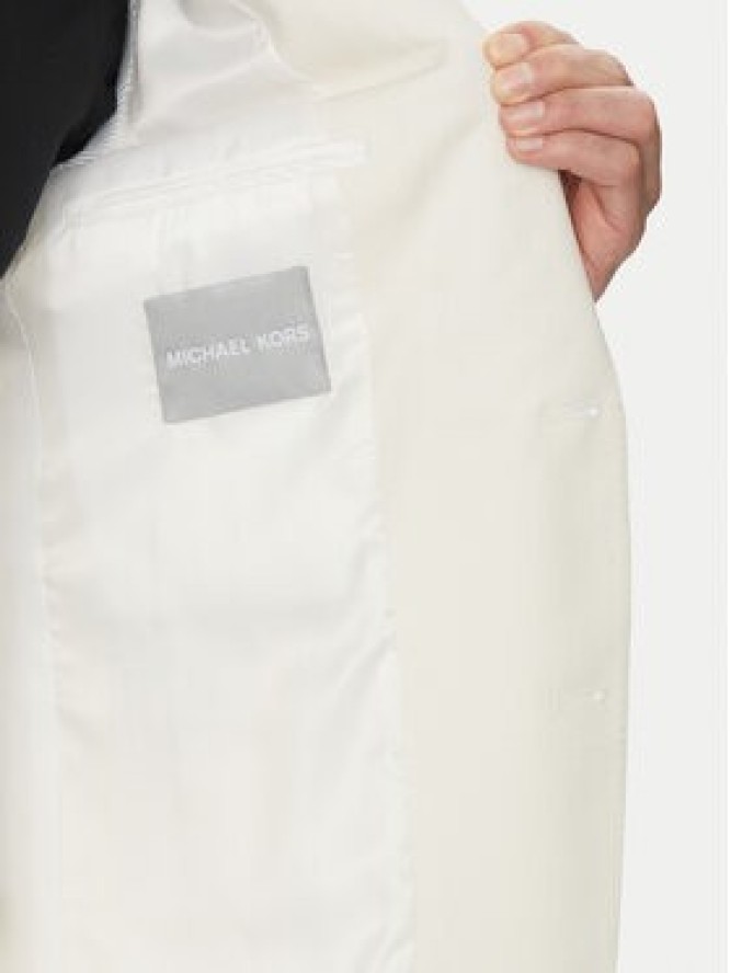 Michael Kors Marynarka MK0SB01067 Écru Regular Fit