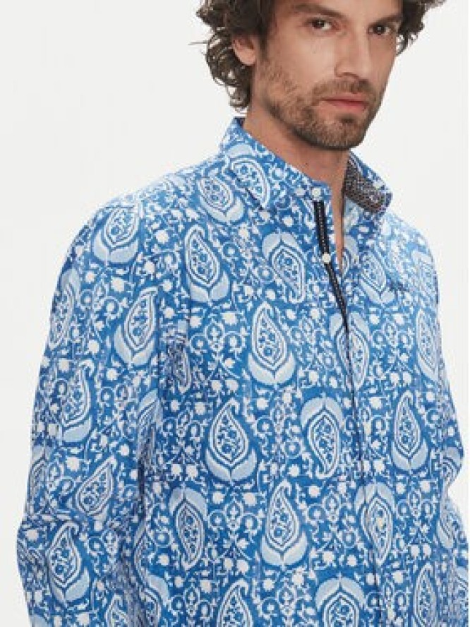 La Martina Koszula Aspen MAC003 PP719 Niebieski Regular Fit