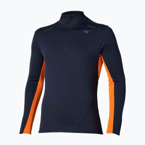 Longsleeve do biegania męski Mizuno Tech Thermal Charge Half Zip