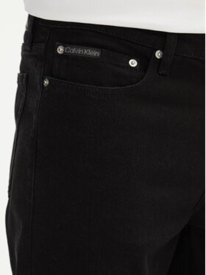 Calvin Klein Jeans Szorty jeansowe J30J327514 Czarny Slim Fit