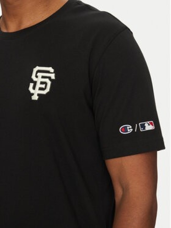 Champion T-Shirt 221037 Czarny Standard Fit