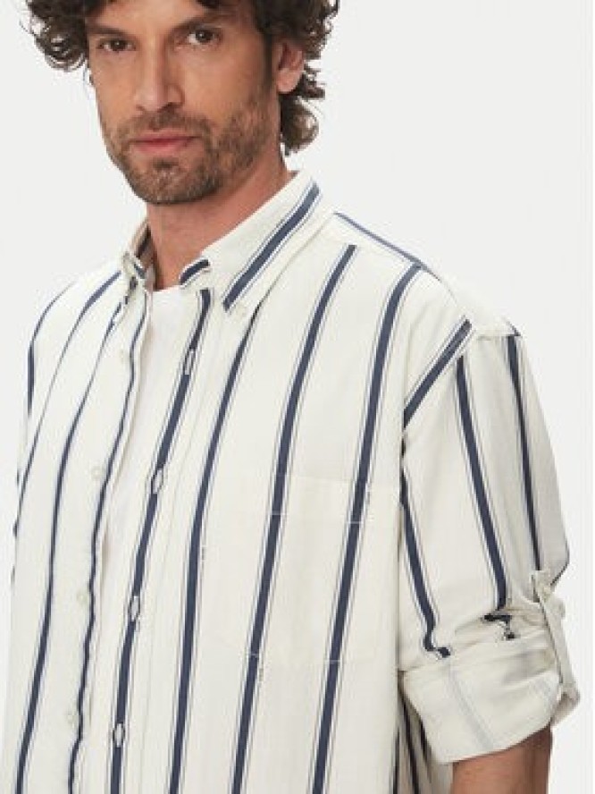 BOSS Koszula Lambey_2 50538296 Écru Relaxed Fit