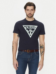 Guess T-Shirt M5GI06I3Z14 Granatowy Classic Fit
