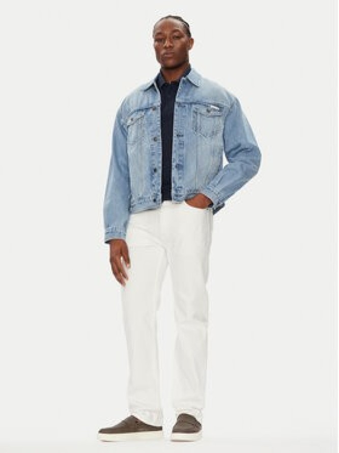 Calvin Klein Jeans Kurtka jeansowa 90's Icon LV04RB794G Niebieski Regular Fit