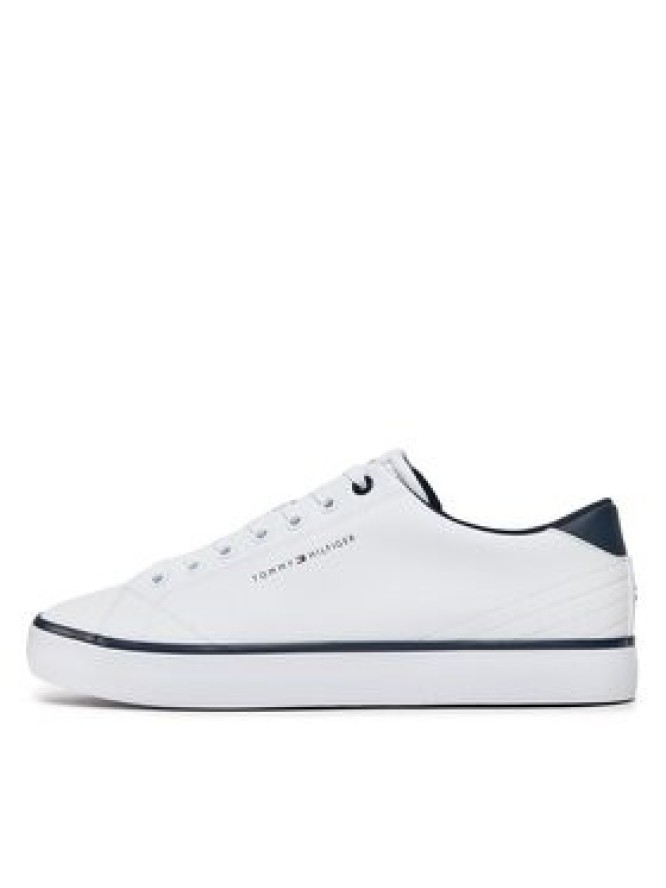 Tommy Hilfiger Sneakersy Th Hi Vulc Core Low Leather FM0FM05041 Biały