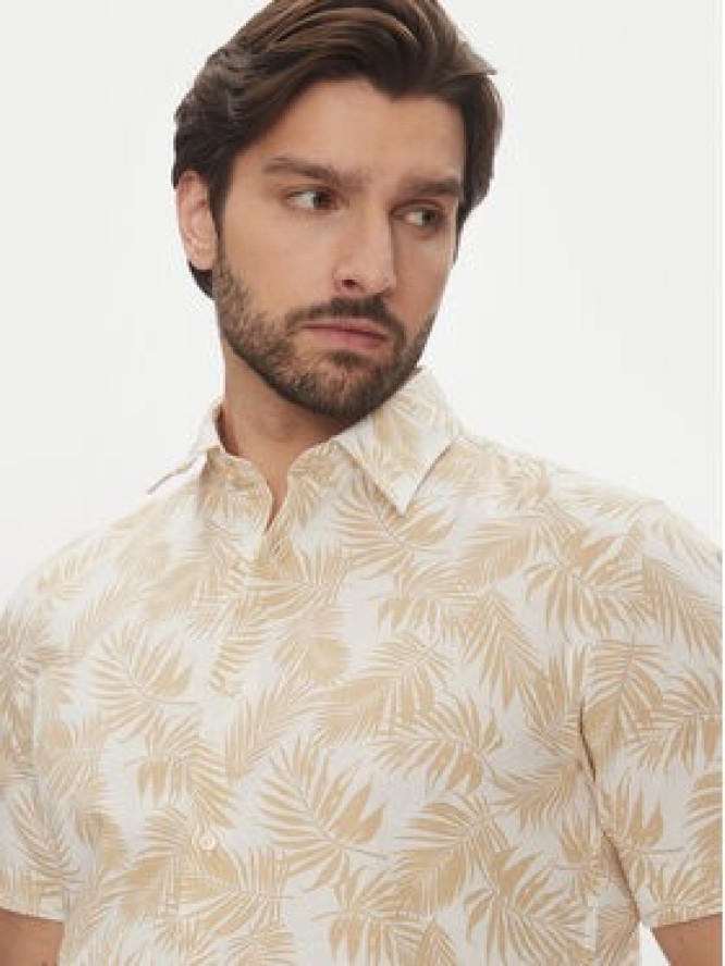Pierre Cardin Koszula C6 45017.0484 Beżowy Modern Fit