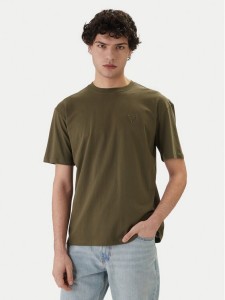 Guess T-Shirt F6GI11 K8HM4 Khaki Regular Fit
