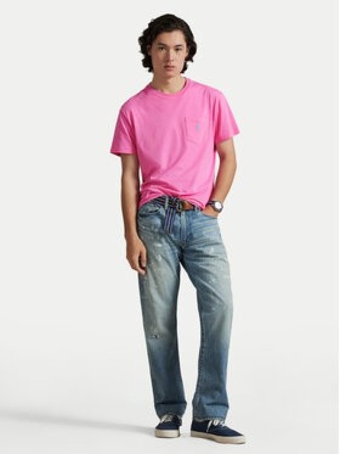 Polo Ralph Lauren T-Shirt 710671438511 Różowy Custom Slim Fit