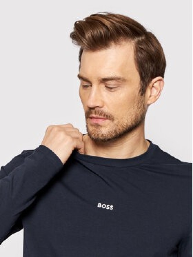 Boss Longsleeve TChark 50473286 Granatowy Regular Fit