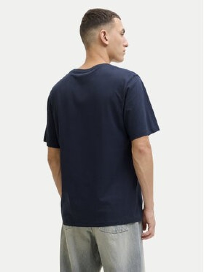 Jack & Jones T-Shirt Ejeff Logo 12288536 Granatowy Regular Fit