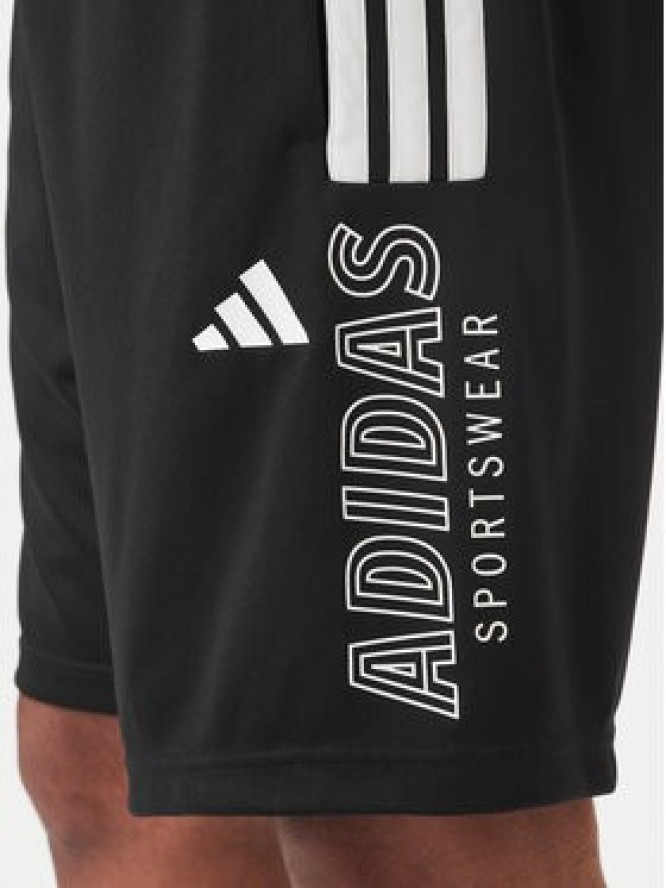 adidas Szorty sportowe Tiro Wordmark JC9409 Czarny Regular Fit