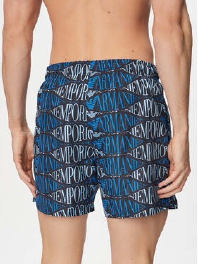 Emporio Armani Szorty kąpielowe EM000583 AF20442 FB335 Niebieski Regular Fit