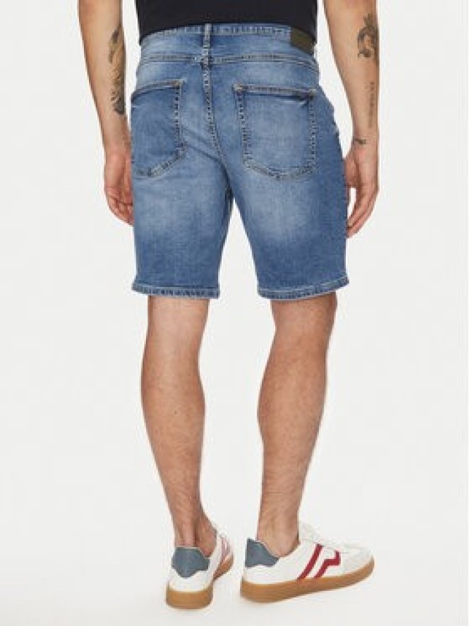 Lindbergh Szorty jeansowe 30-550000VBL Niebieski Loose Fit