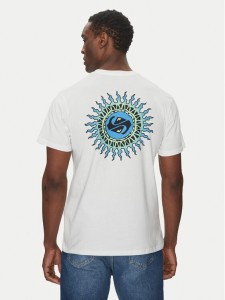 Quiksilver T-Shirt EQYZT08046 Biały Regular Fit