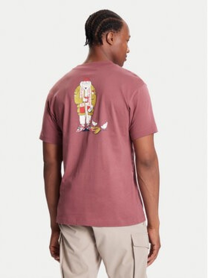 New Balance T-Shirt MT53931 Czerwony Regular Fit