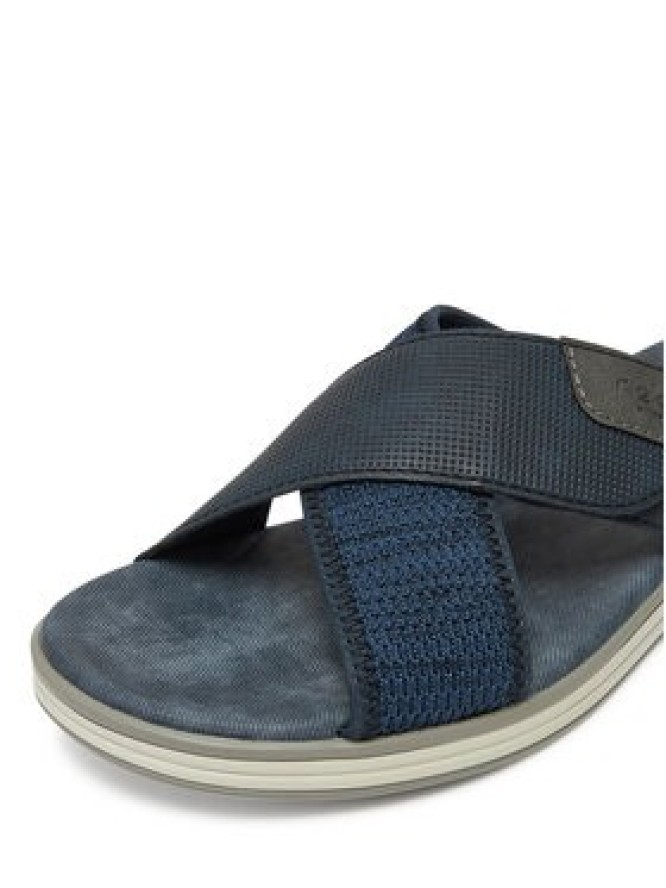 Rieker Klapki 29083-14 Granatowy