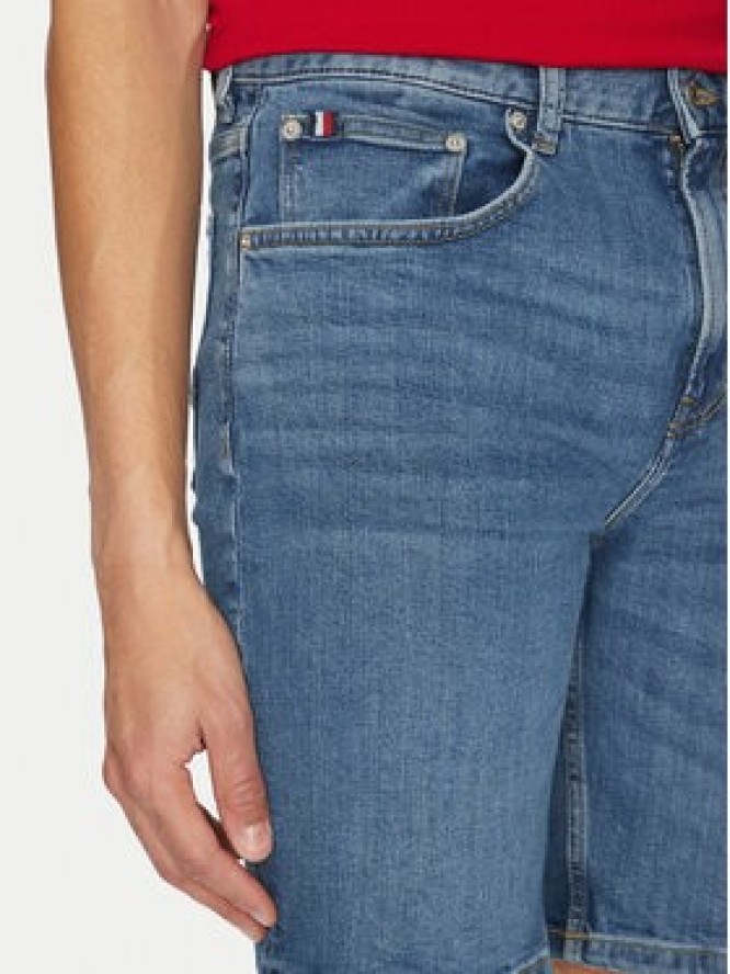 Tommy Hilfiger Szorty jeansowe Brooklyn MW0MW39194 Niebieski Slim Fit