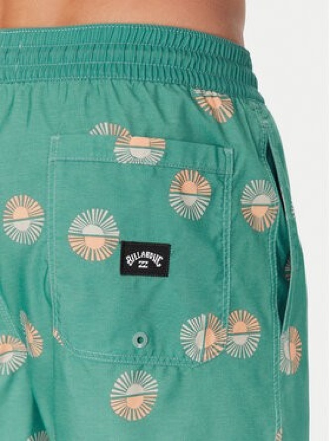 Billabong Szorty kąpielowe Vacay Lb EBYJV00144 Zielony Regular Fit