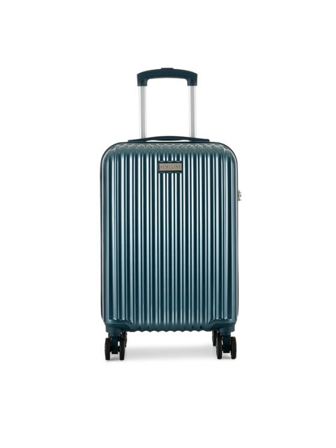 Semi Line Walizka kabinowa T5955-1 Granatowy