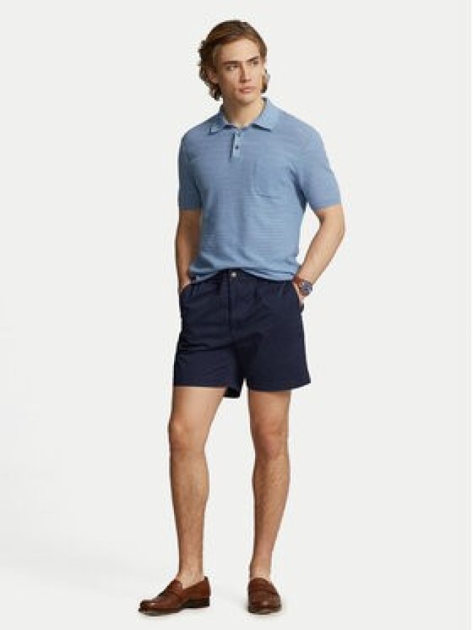 Polo Ralph Lauren Szorty materiałowe Prepster 710644995 Granatowy Classic Fit