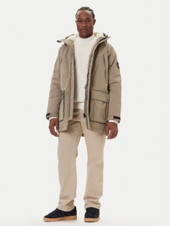 Napapijri Kurtka zimowa A-Diries NP0A88TE Beżowy Regular Fit