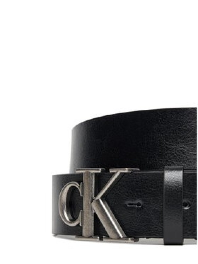 Calvin Klein Pasek Męski Ck Buckle Tumbled 35Mm LV04D7016G Czarny