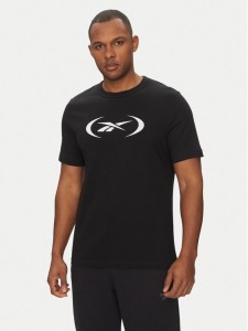 Reebok T-Shirt 100214159 Czarny Regular Fit