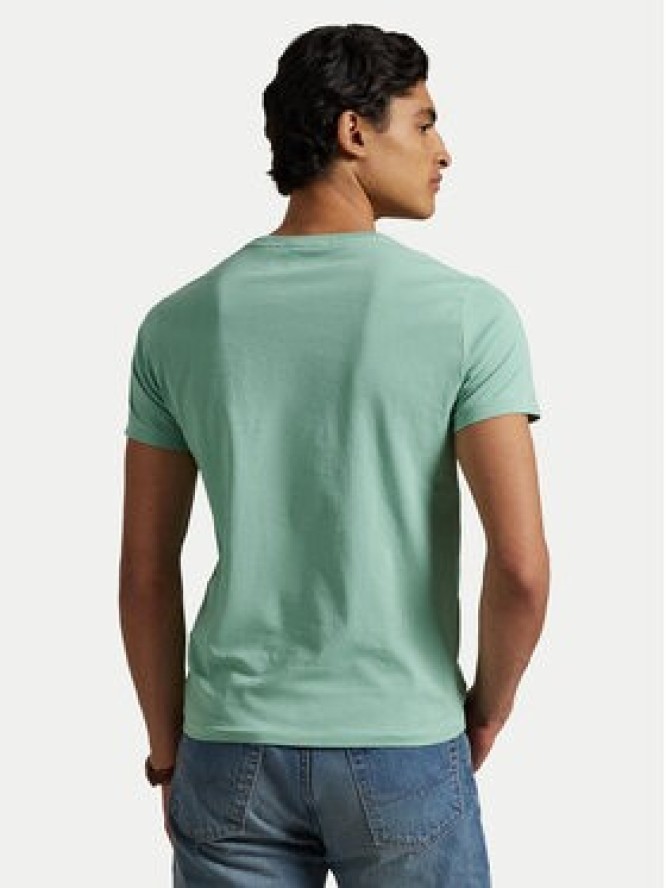 Polo Ralph Lauren T-Shirt 710671438415 Zielony Slim Fit