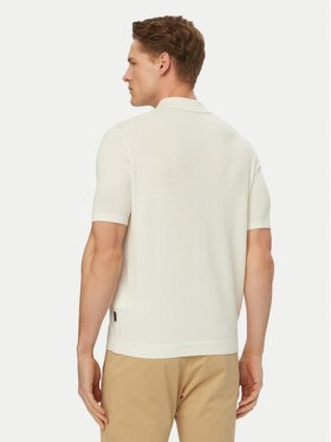 Bugatti Koszula 7100-15536E Biały Regular Fit