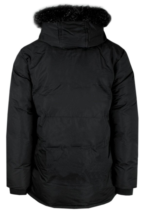 Zimowa, Ocieplana Kurtka z Kapturem - Brave Soul - Czarna