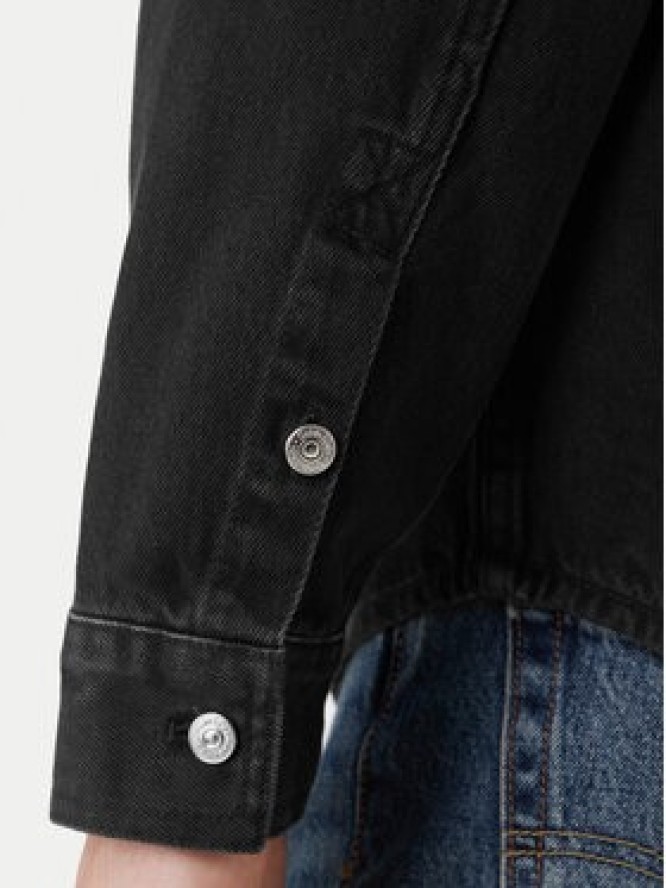 Calvin Klein Jeans Koszula jeansowa 90's LV04RF709G Czarny Regular Fit