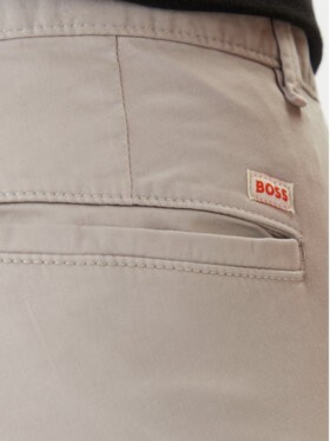 BOSS Spodnie materiałowe Chino 50510933 Beżowy Regular Fit