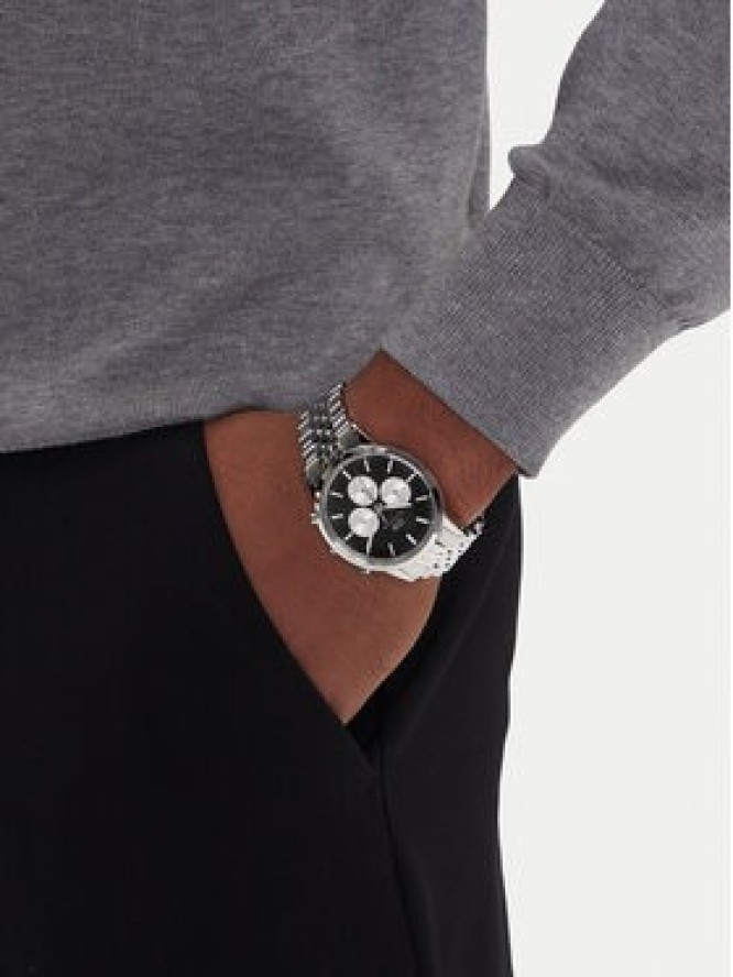 Daniel Wellington Zegarek Iconic Chronograph DW00100873 Srebrny