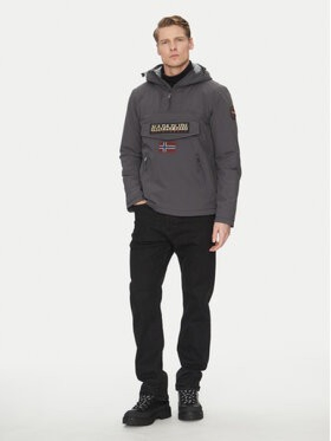 Napapijri Kurtka anorak Rainforest Pocket 2 NP0A4GMD Szary Regular Fit