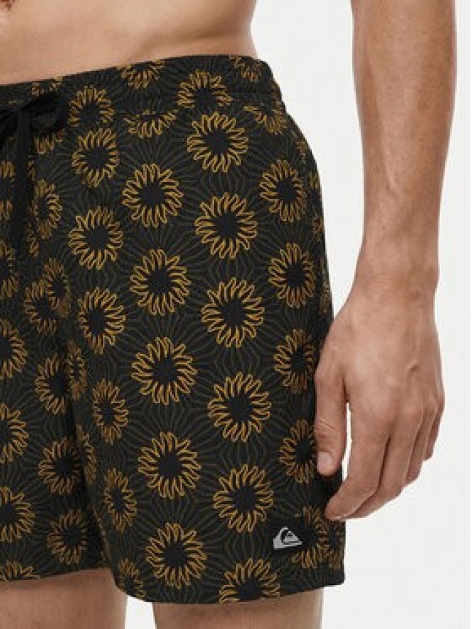 Quiksilver Szorty kąpielowe Everyday Printed Volley 15 EQYJV04219 Czarny Regular Fit