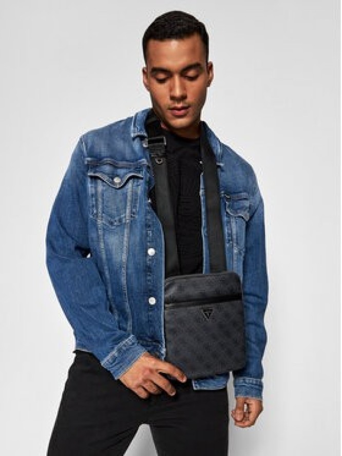 Guess Saszetka Vezzola Smart Crossbody Flat HMEVZL P2223 Czarny