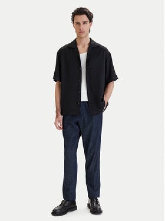 HUGO Koszula Espino 50560614 Czarny Oversize