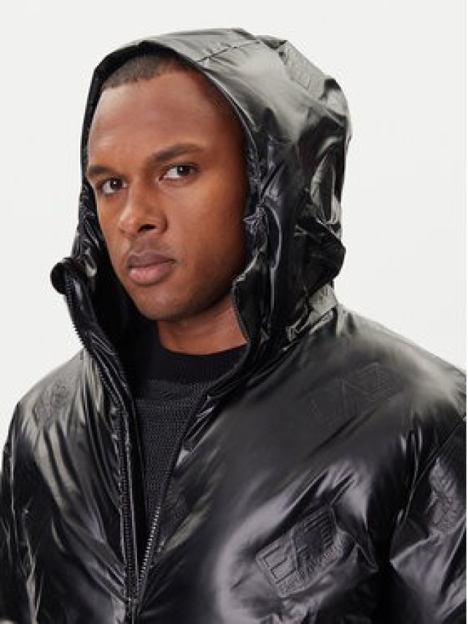 EA7 Emporio Armani Kurtka z imitacji skóry 7M001860 AF22699 UC001 Czarny Regular Fit